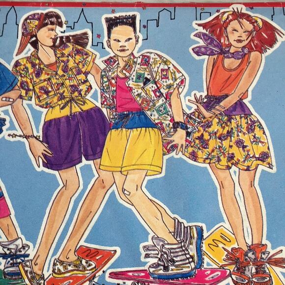 Vintage 1989 Busybodies by Butterick Sewing Pattern 4002 Girl's/Boy's - Picture 3 of 12